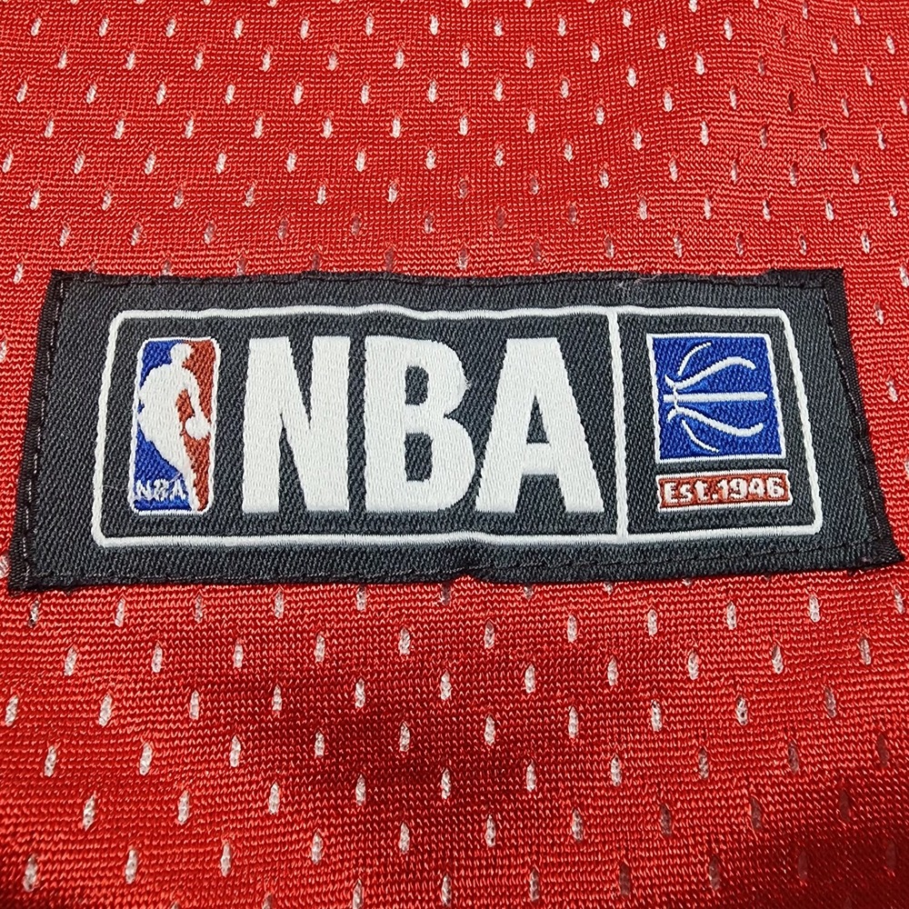 Vintage Chicago Bulls Reversible Jersey Mens L Red White NBA Basketball Mesh - Picture 8 of 9